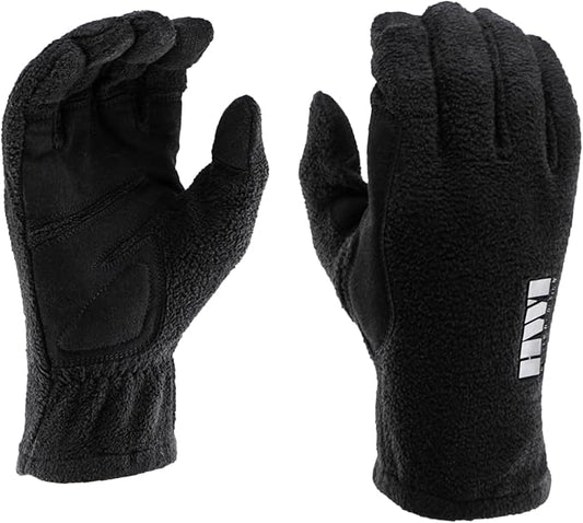 FG Quick Fit Touchscreen Fleece Glove Contour Fit, Abrasion-Resistant Palms for Multi-Sport, Cycling, Driving