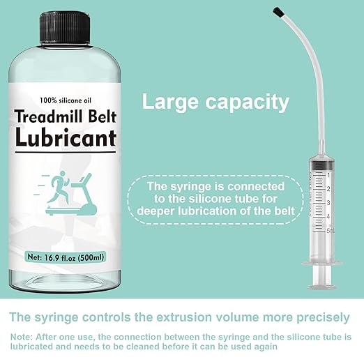 500ml Treadmill Lubricant for Belt, Resistant and Stable Treadmill Lubricant, Easy to Apply, Noise Reduction Reduce Friction, Silicone Oil for Suitable for All Kinds of Treadmills