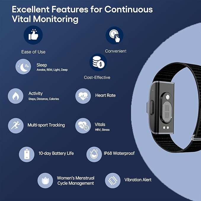 Yihou Fitness Tracker Fitness Watch Pedometer Watch with Heart Rate Monitor Sleep Monitoring Multiple Sport Modes for Women for Android iOS Black