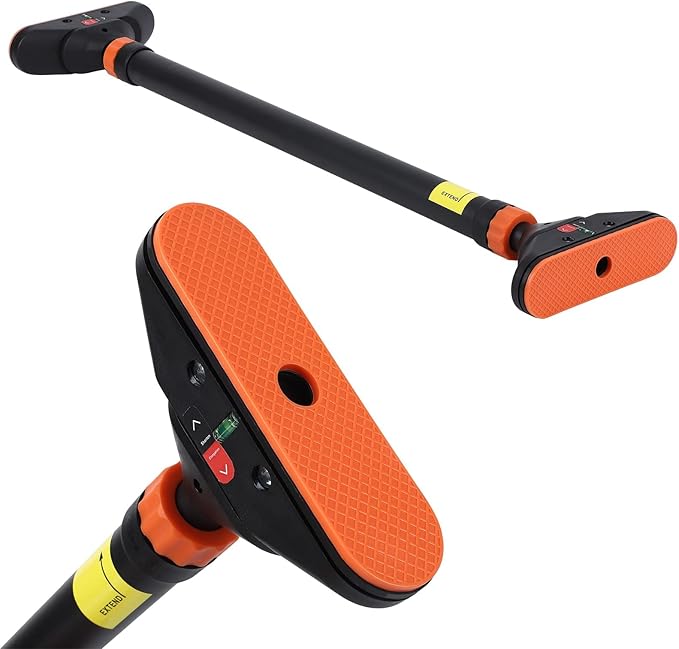 Pull Up Bar for Doorway - Adjustable No Screws Chin Up Bar for Home Gym, 440 LBS Max Load, with Level Meter & Anti-Slip Design for Strength Training