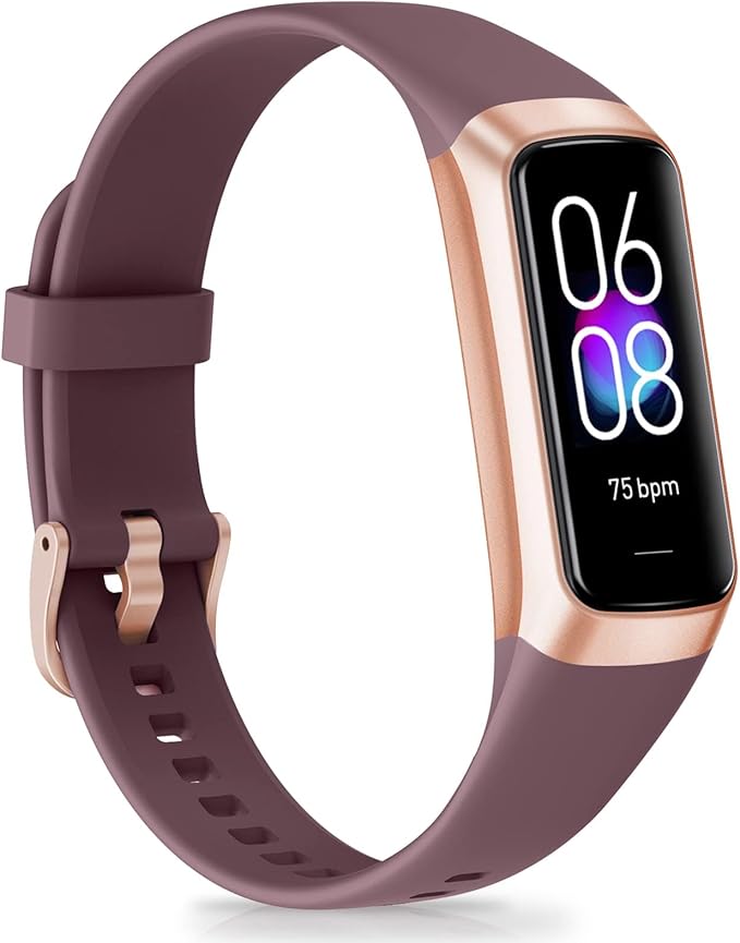 Fitness Tracker, Blood Pressure Watch with 24/7 Heart Rate, Step Counter for Walking, Step Trackers Activity Pedometer for Women Men Android iOS