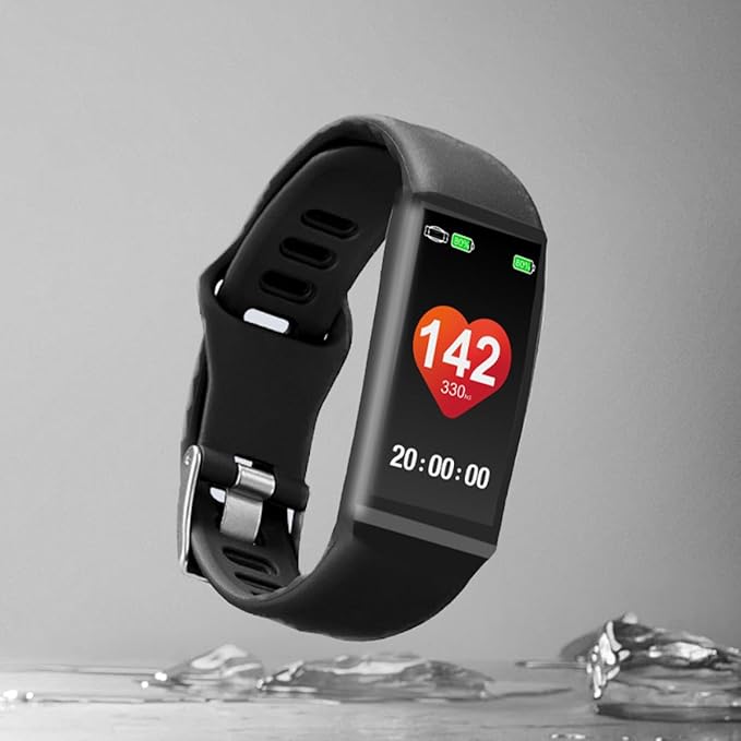 FITCENT Heart Rate Monitor Chest Strap with Fitness Tracker, ANT+ 5.3Khz Bluetooth Heart Rate Monitor Compatible with Polar Garmin DDP Yoga, HR Sensor with Sports Bracelet