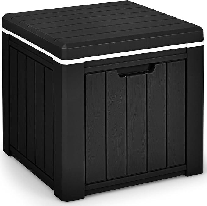 GYMAX Camping Cooler, Insulated 40 Qt Heavy Duty Ice Chest with Built-in Handles and Detachable Lid, Keeps Ice for 24H, Multifunctional for Beach, Picnic, Camping Outdoors