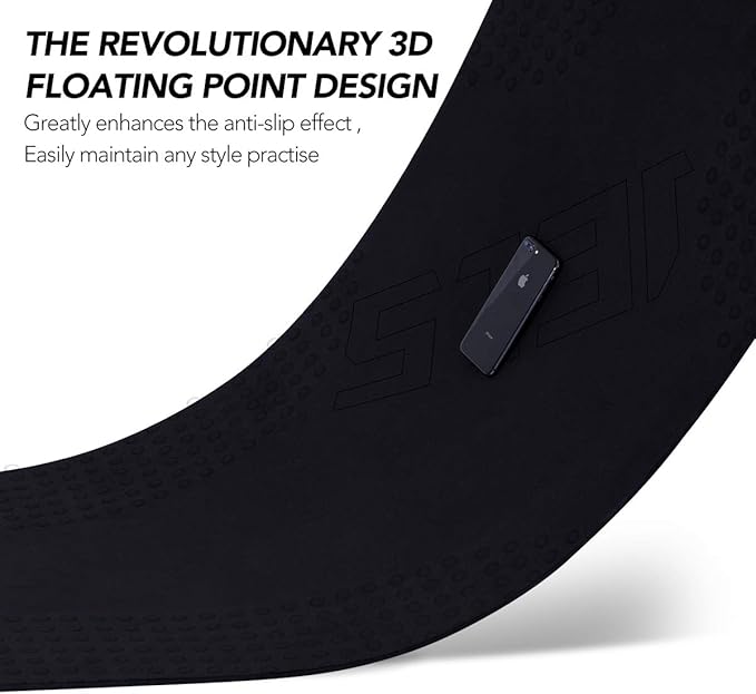 JELS Extra Thick Yoga Mat, 2/5 inch, Ergonomic 3D Non Slip Design, SGS Certified TPE Material, Yoga Mat for Men Women with Carrying Strap,Exercises Mat for Yoga, Pilates and Floor Workout(72"x26")…