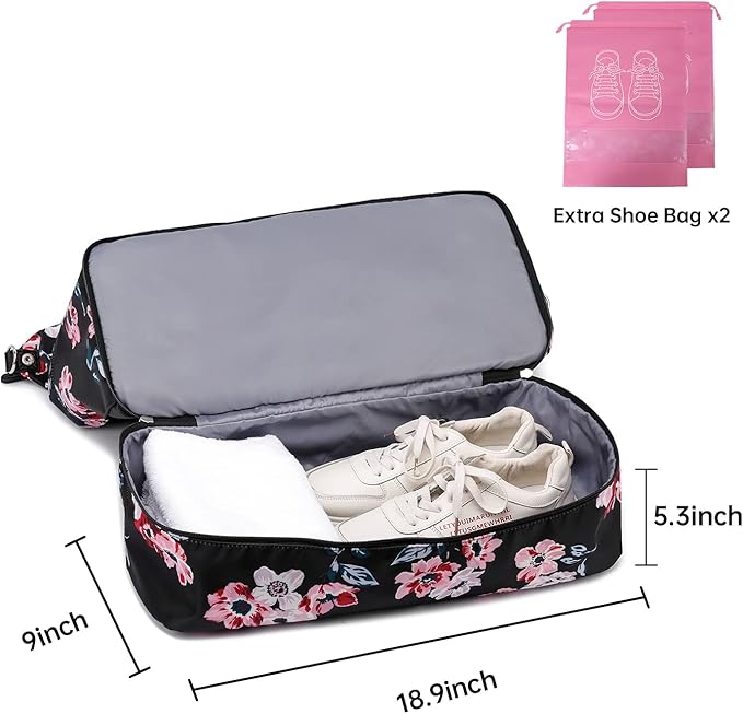 Duffle Bag for Travel, Weekender Bag with Shoe Compartment, Carry On Overnight Bag for Women with Toiletry Bag, Gym Bag with Wet Pocket, Hospital Bags for Labor and Delivery Beige