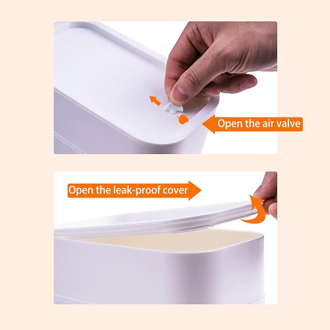 Bento Box Adult Lunch Box with lunch bag, Japanese Lunch Box Containers for Adult, Bento lunch Box with Leakproof 54OZ White without bag