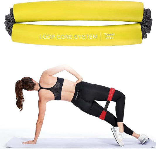 Hip & Core System, Resistance Loop to Stretch, Core Fitness Glute Workout Bands