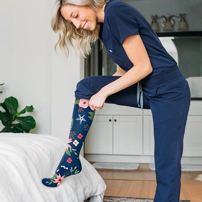 COOLOVER Compression Socks for Women and Men - Best for Circulation, Running, Athletic, Recover, Nurse, Travel