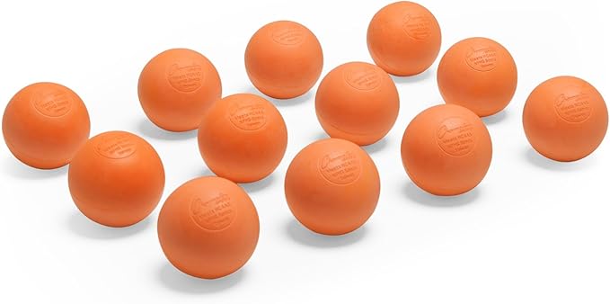Champion Sports Lacrosse Balls: Official Size Sporting Goods Equipment for Professional, College & Grade School Games, Practices & Recreation - NCAA, NFHS and SEI Certified