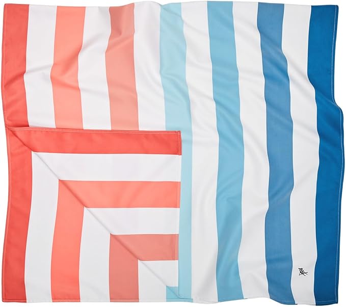 Dock & Bay Beach Towel - Quick Dry, Sand Free - Compact, Lightweight - 100% Recycled - Includes Bag - Summer - Sand to Sea, Extra Large (200x90cm, 78x35)