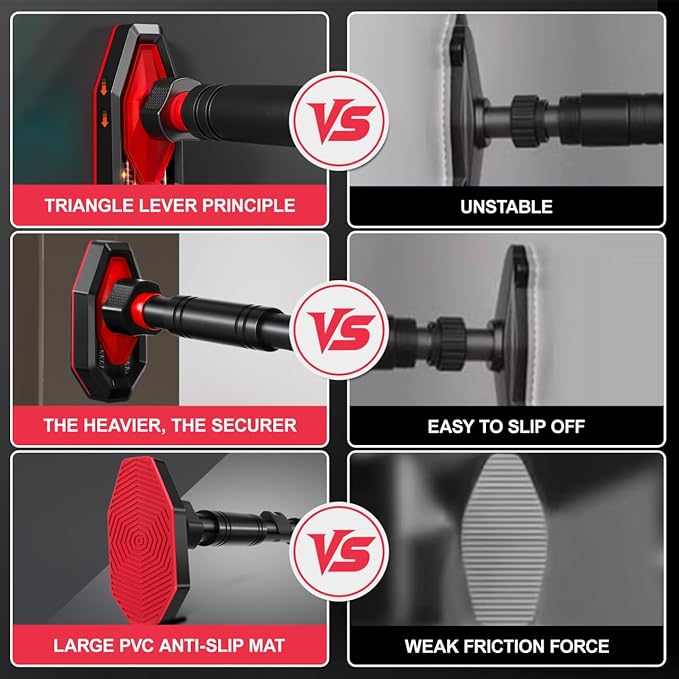 Mipcase Doorway Pull Up Bar, Adjustable Strength Training Bar Portable Gym Equipment for Home Fitness