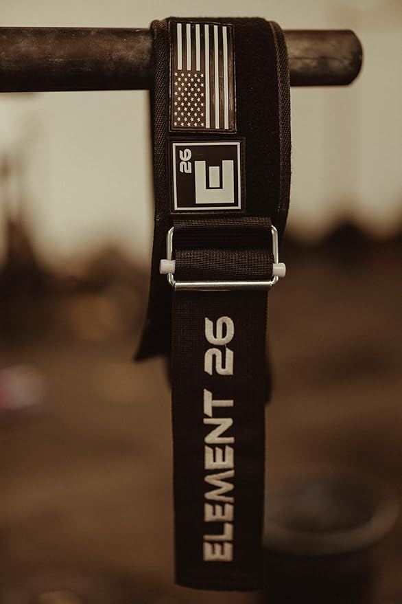 Element 26 Self-Locking Weight Lifting Belt - Premium Weightlifting Belt for Serious Functional Fitness and Olympic Lifting Athletes - Lifting Support for Men and Women - Deadlift Training Belt