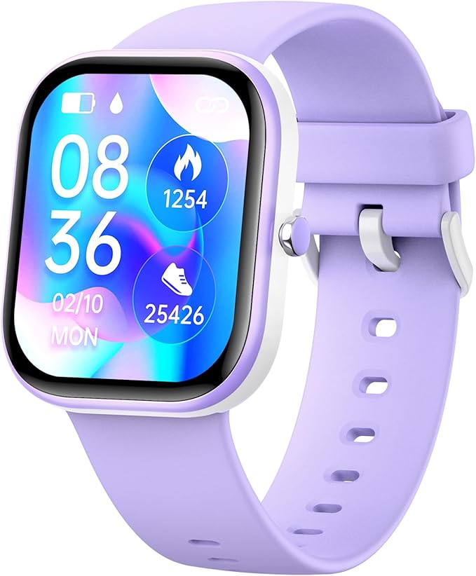 Smart Kids Watch with Fitness Tracker No Phone/APP Needed,19 Sport Mode,1.5" DIY Dial,IP68 Waterproof,Sleep Monitor,Pedometers,Heart Rate,Great Birthday Gift for Boys Girls Teens 6-14 year Olds