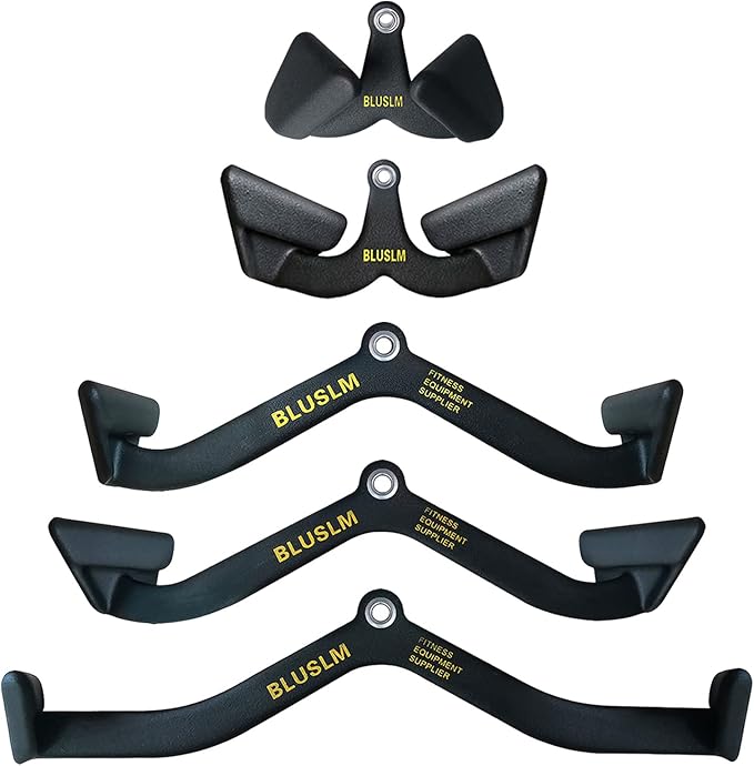 LAT Pull Down Bar for Cable Machine, LAT Pulldown Attachments T Bar V Bar Cable Attachment, Back Tricep Bar Strength Training Handle