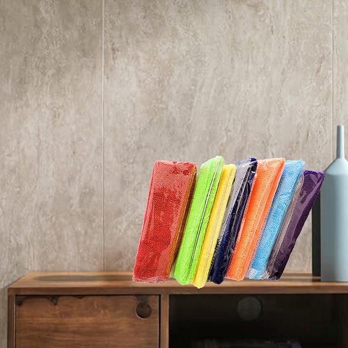 Cotton Sports Headbands - 7 Colorful Sweatbands for Men & Women, Non-Slip Headbands for Running, Fitness & Gym