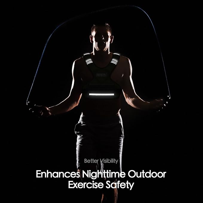 Feyachi Adjustable Weighted Vest - 3-12 lbs/12-20 lbs/20-32 lbs X Type Weight Vest with Reflective Stripe Ideal for Running Workout and Training