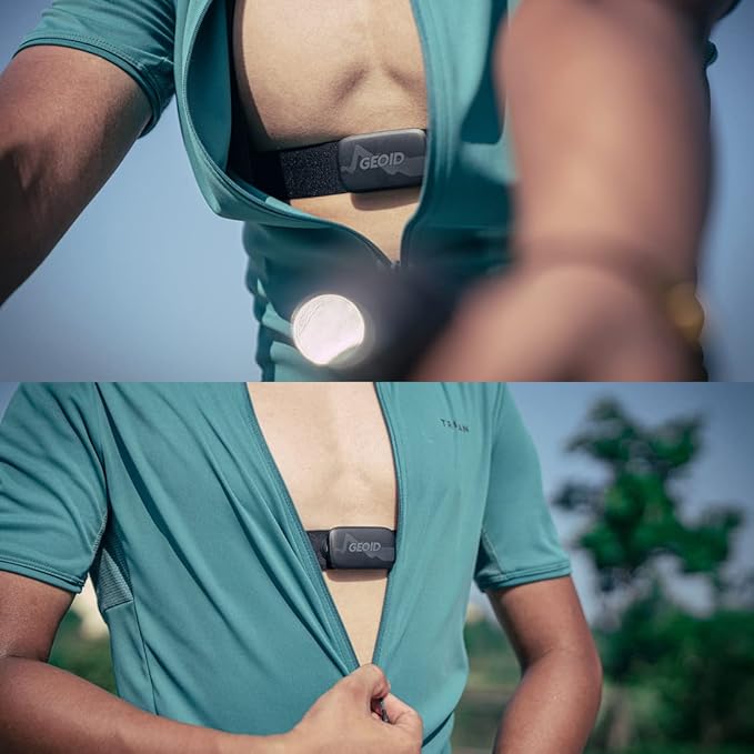 HS500 Heart Rate Monitor, Heart Rate Sensor Chest Strap, Protocol ANT+/Bluetooth, Compatible with iOS/Android APPs