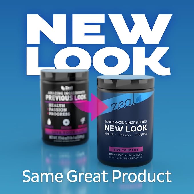 Zeal Electrolyte Powder Recovery Drink (30 Servings | Orange Creamsicle) w 0 Sugar +BCAAs +B-Vitamins Electrolyte Supplement w Potassium Zinc & Magnesium for Hydration - Keto Electrolytes