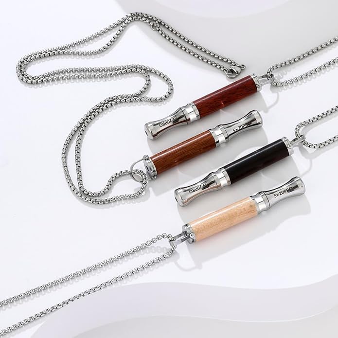 Breathe Free Necklace for Anxiety & Stress Relief, Classic Breathing Tool for Meditation, Mindfulness, and Relaxation – Portable Calm Necklace for Adults, Wellness Gift