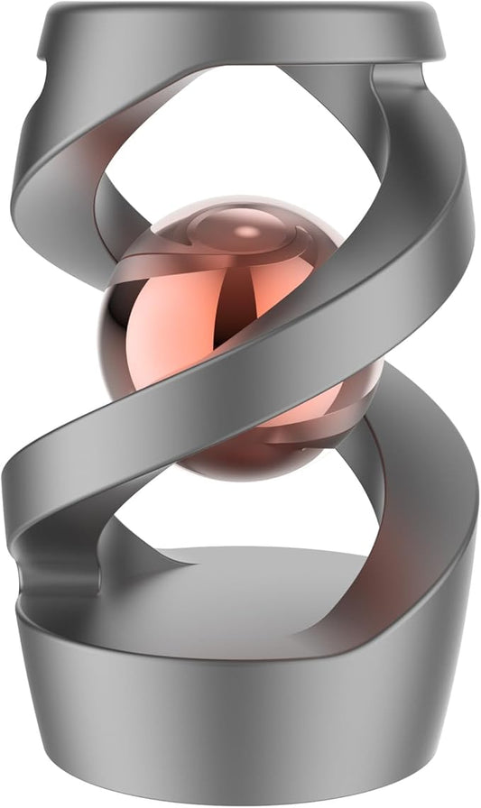 Upgraded Fidget Toys Adult, Kinetic Spinning Desk Toys, Kinetic Optical Illusion Toys, Kinetic Desk Fidget Spinner Toys, Cool Gadget Relieve Stress Anxiety Fidget Toys for Office for Adult(Rose Gold)