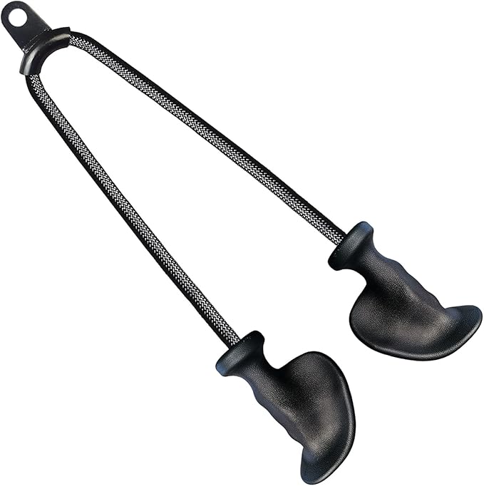 Ergonomic Tricep Rope Pulldown Attachments, Upgraded 27 32 40 & 47 Inch Extra Long Triceps Rope Cable Attachments for Gym, LAT Pull Down Bar for Cable Machine, Tricep Workout Cable Attachments