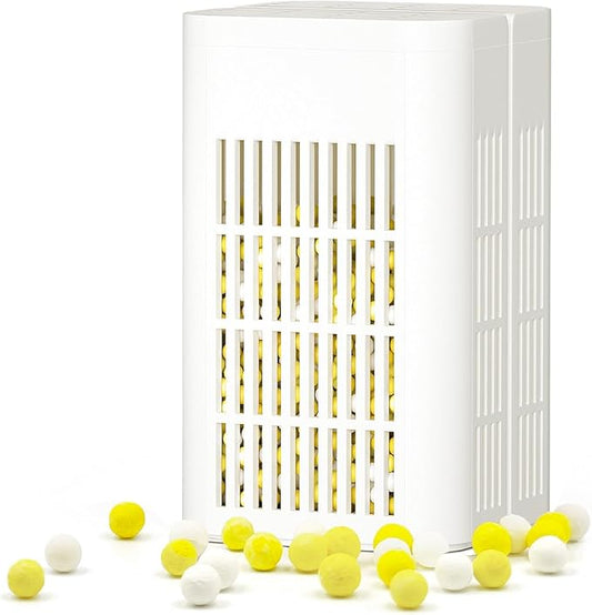 Unscented Household Odor Eliminator, Effective in 24 Hours & Lasts 12 Months Without Replacement, Long-Lasting Deodorizer for Fridge, Closets, Shoes, Cars & Small Spaces, 1 Pack