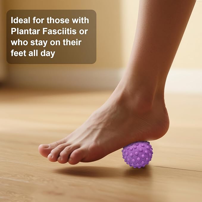 Foot Massage Ball Myofascial Release, Pain Relieve from Plantar Fasciitis, Massage Tool for Tight Muscles and Sore Feet, Restore Foot Massage Roller
