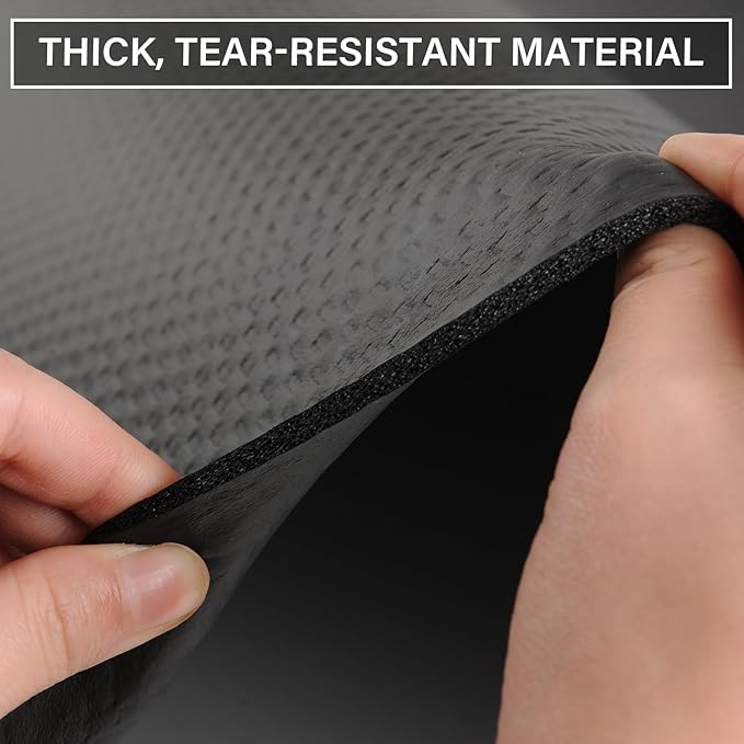 Rowing Machine Mat 96" x 30" with Storage Bag and Sports Towel,Treadmill Mat for Carpet & Hardwood Floors,Rower Mat,Elliptical Mat,Bike Mat,Gym Exercise Equipment Mat,Fitness Equipment Mat