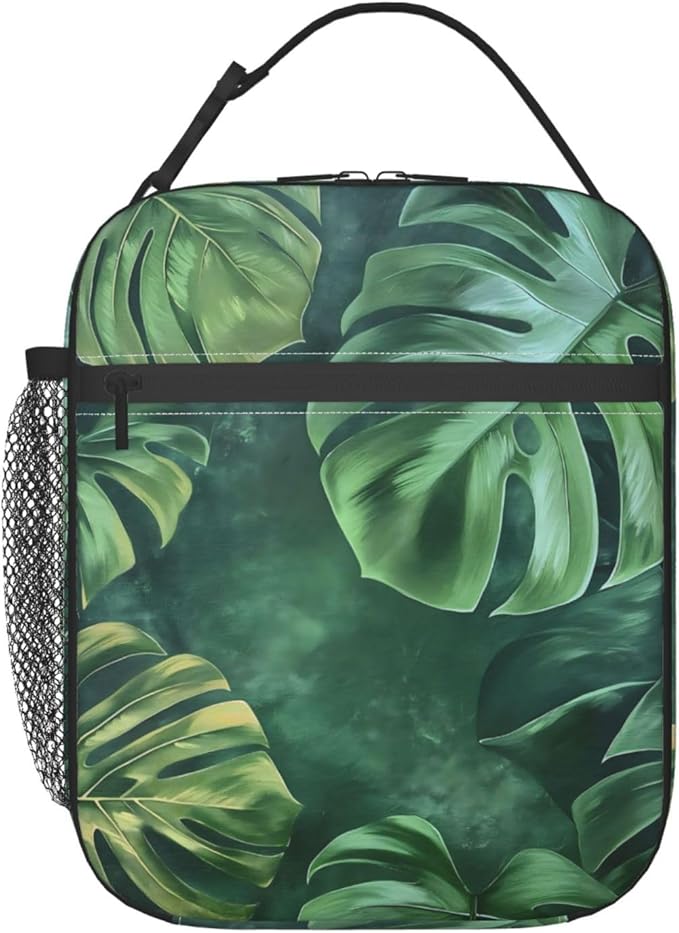 Insulated Lunch Box for Women Men, Sage Green Lunch Box Reusable Portable Lunch Bag Cooler Tote Waterproof Lunch Container for Office Picnic Work Travel Hiking