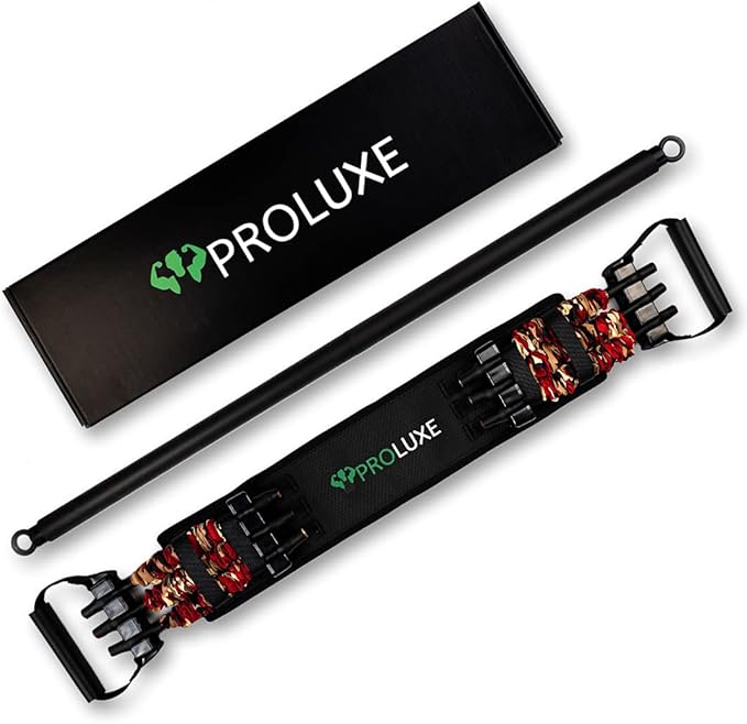 Original Resistance Bands Bar Set - Exercise Band Set for Home Gym