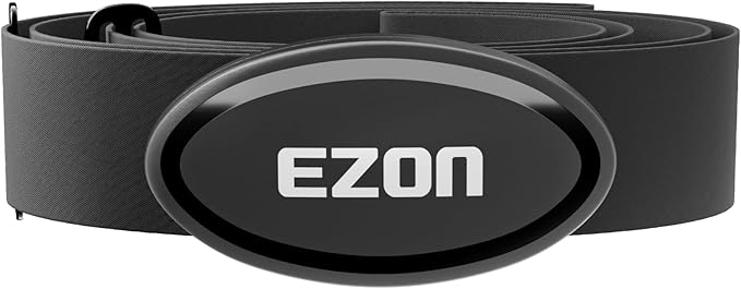 EZON Heart Rate Monitor Chest Strap, Bluetooth 5.1 & ANT+ Sensor, 3ATM Waterproof, Compatible with Garmin, Wahoo, Polar, Strava for Running, Cycling, Workout(C009 Pro)