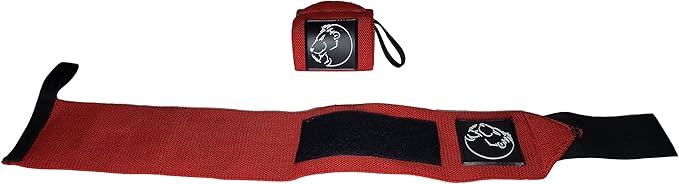Premium Wrist Wraps for Weightlifting, BMG Premium 18” Wrist Wraps (pair) with Thumb Loop, Sturdy and Comfortable