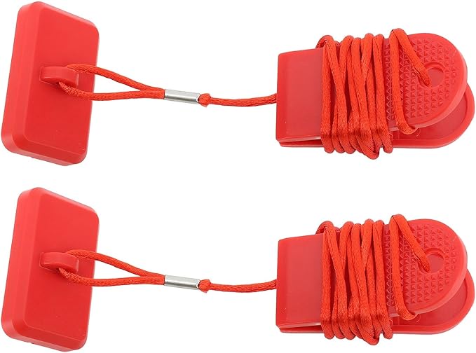 Universal Treadmill Magnetic Safety Switch Magnetic Lock Treadmill Key Replacement Treadmill Emergency Stop Switch for Most Treadmill Accessories