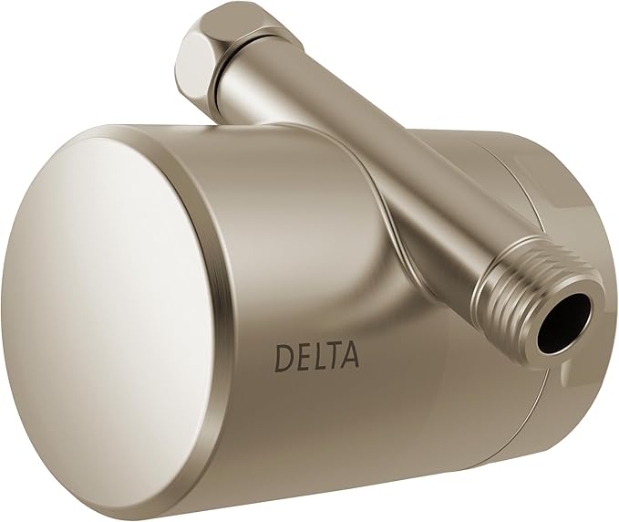 Delta Faucet Clarifi Standard Shower Filter Attachment with Filter, Shower Water Filter, Shower Head Filter, Spotshield Nickel 7SF100-SN