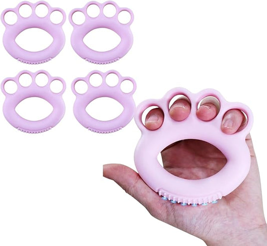 DEEYOTA Finger Exerciser & Hand Strengthener Rehab,Hand Exercisers for Therapy,Hand Exerciser,Grip Exerciser Hand Strengthener（4 Pcs）