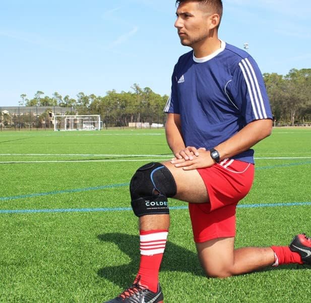 Coldest Knee Ice Pack Wrap, Hot and Cold Therapy - Reusable Compression for Meniscus Tear, Injury Recovery, Sprains, Swelling, Ice Packs After Surgery, Rheumatoid Arthritis, ICY Cold Brace - 2 Pack