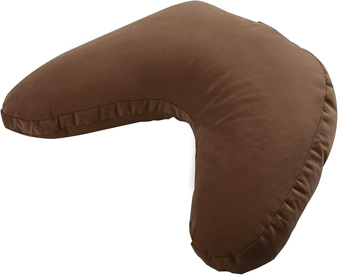 Hugger Mugger V-Shaped Meditation Cushion - Provides Support in Cross-Legged Sitting, Promotes Healthy Posture, Handmade in The USA