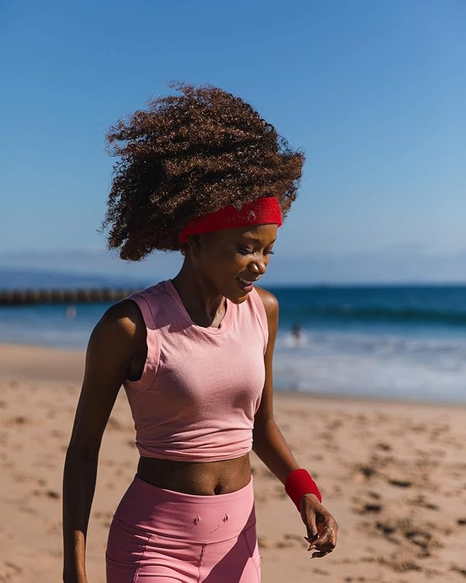 Suddora Sweatbands Set, Moisture Wicking 2 Wristbands and 1 Headband, Breathable Terry Cloth Athletic Bands for Basketball, Tennis, Yoga, Gym, Sweat Bands for Costumes and Cosplay