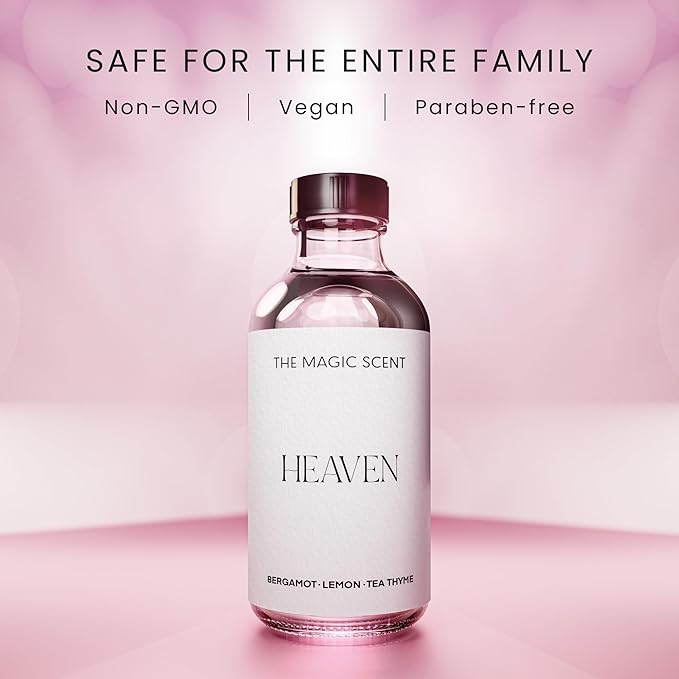 The Magic Scent Heaven Diffuser Oil Scent - Cold-Air & Ultrasonic Fragrance Oil for Diffuser Inspired by The Aria Hotel, Las Vegas - Essential Oils for Diffusers Aromatherapy - 8.5 fl oz, 250 mL