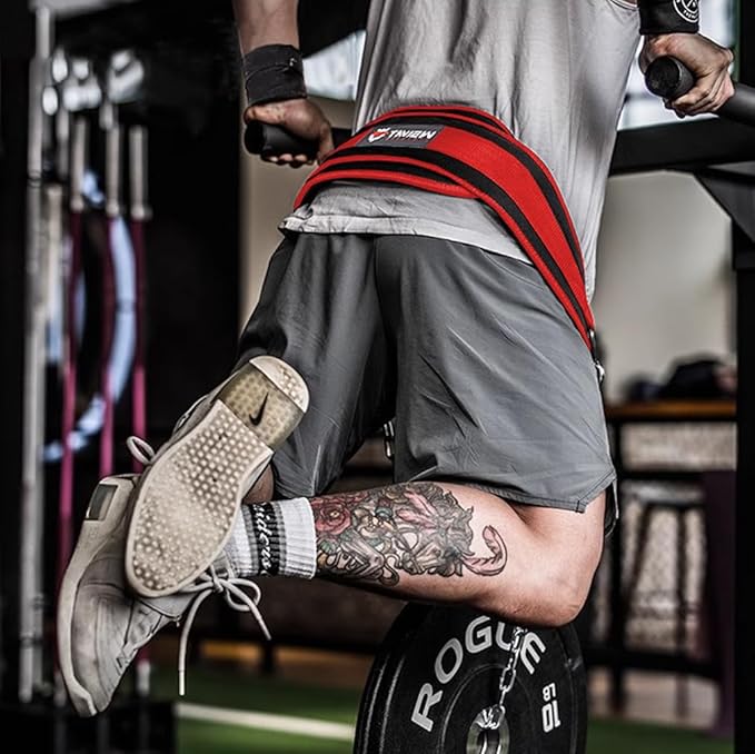 Heavy Duty Dip Belt With Chain - Weighted Pull Up Belt for Workout