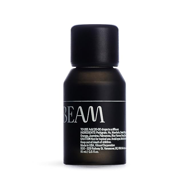 Vitruvi Moonbeam Floral Essential Oil Blend with Rose, Wild Orange and Jasmine Oil (0.5 Fl oz)