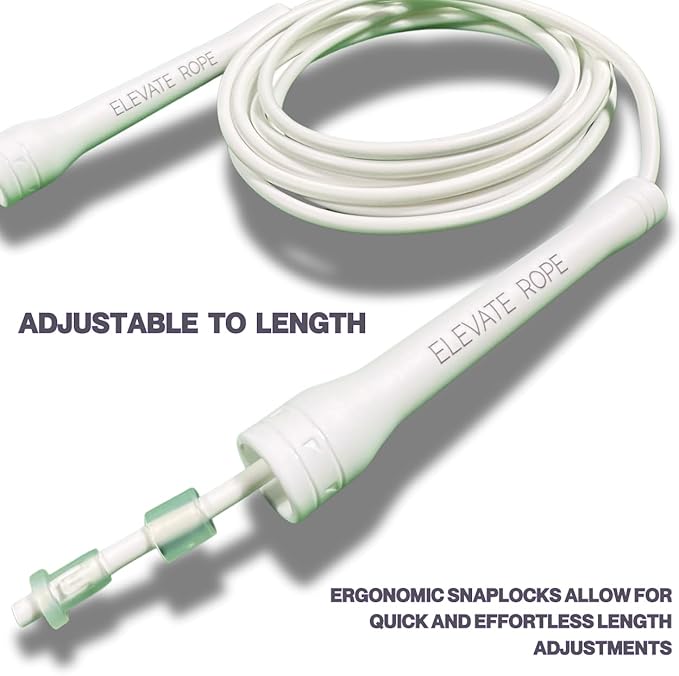 Professional Speed Rope - 3m Adjustable Skipping rope, 5mm PVC with Nylon Core for Cardio, Double Unders & Crossfit - Durable Jump Rope Used for Indoor/Outdoor Training.