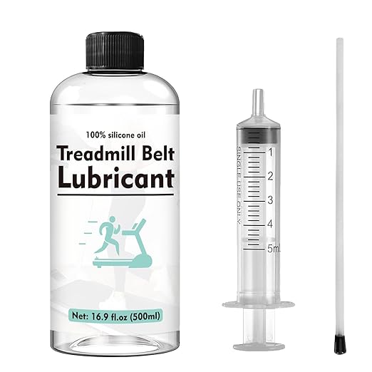 500ml Treadmill Lubricant for Belt, Resistant and Stable Treadmill Lubricant, Easy to Apply, Noise Reduction Reduce Friction, Silicone Oil for Suitable for All Kinds of Treadmills