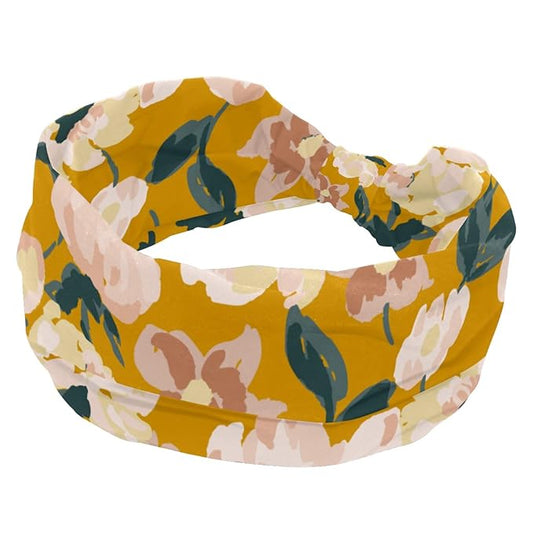 Women's Headband Yoga Workout Exercise Headbands Elastic Hair Band for Women’s Hair, Flower