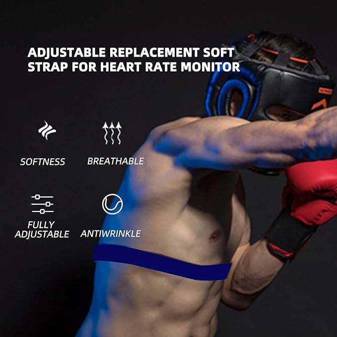 Polar H10 H9 H7 Chest Strap Replacement - Adjustable Soft HRM Compatible with Polar Heart Rate Sensor