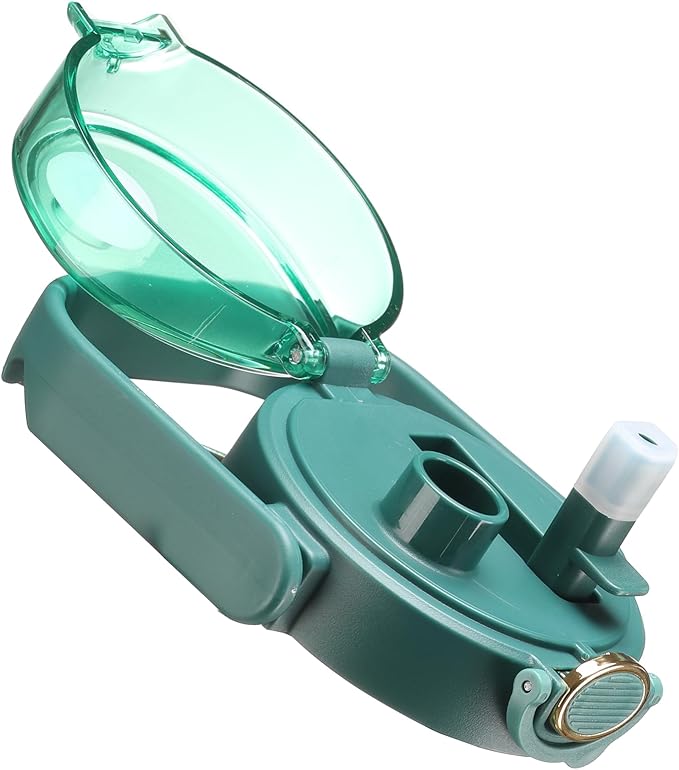 64oz Glass Water Bolttles with Straw Half Gallon Large Motivational Water Bottle with Time Marker Sports Water Bottles with Silicone Sleeve and Handle Lid Water Jug for Gym Workout