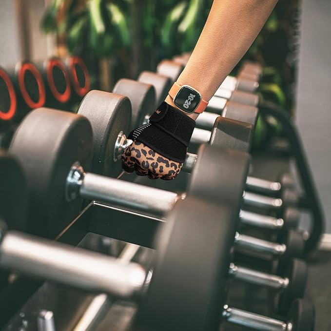 Workout Gloves with Wrist Wrap Support, Weight Lifting Gloves with Full Palm Protection & Extra Grip for Men Women Gym Exercise, Fitness, Weightlifting, Pull ups