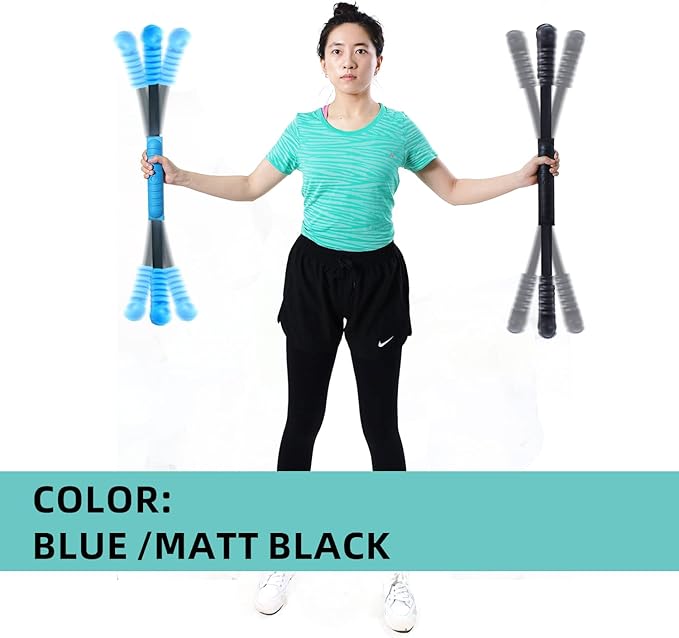 Elastic Fitness Stick Elastic Bar Body Exercise Bar Muscle Training for Exercise Tremor Stick Shoulder Rehabilitation Physical Therapy, Aerobics,Body Shaping Home Gym Yoga, Pilates