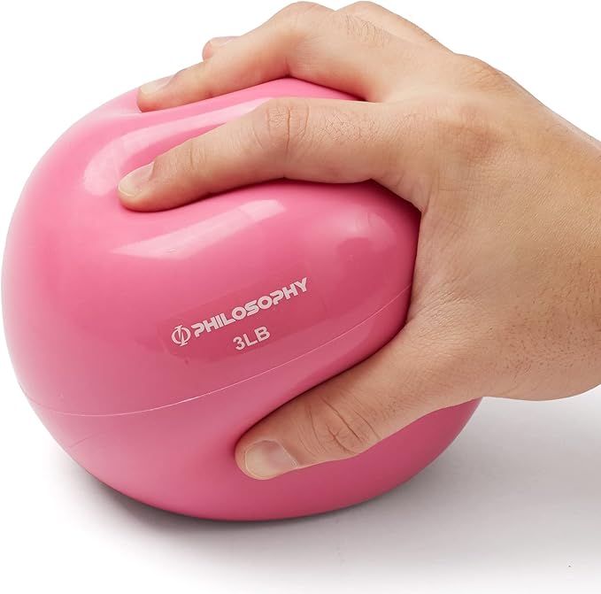 Philosophy Gym Toning Ball - Soft Weighted Mini Medicine Ball