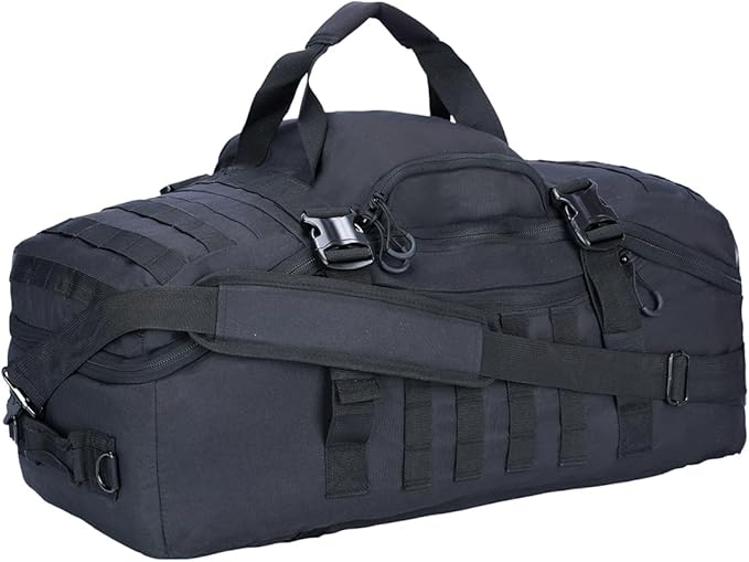 Gym Backpack for Men Sports Duffel Bag Gym Bags with Three Ways of Carrying (BLACK-85L)